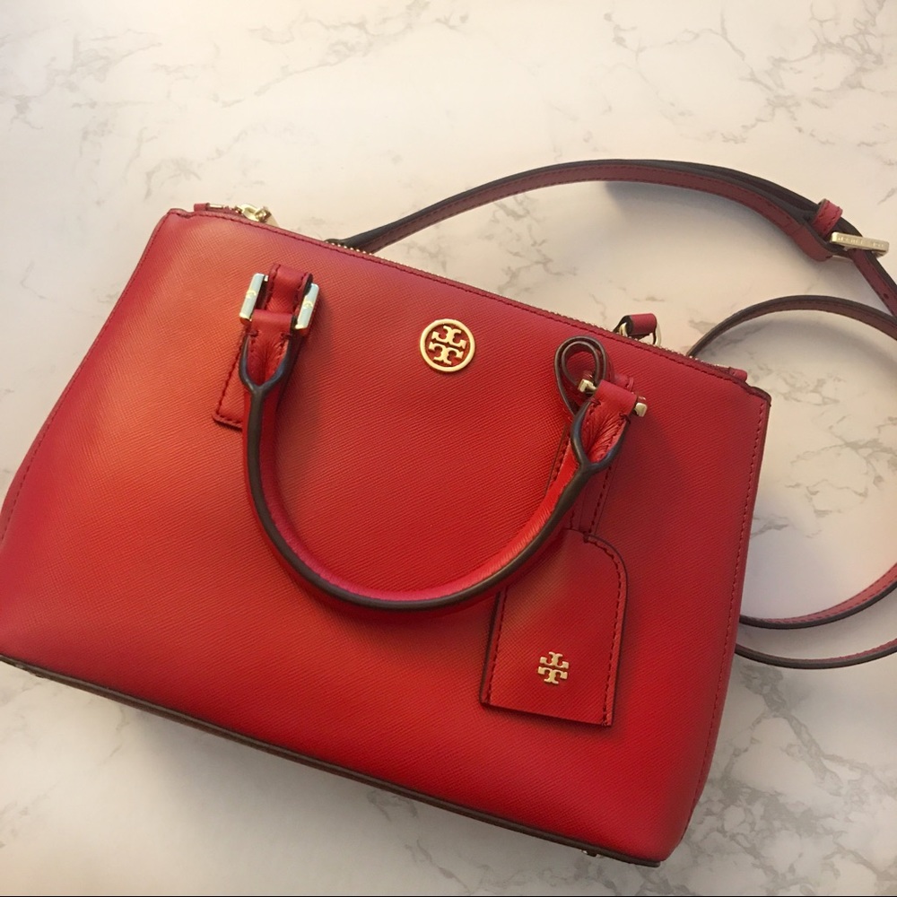 Tory Burch Robinson Double Zip Mini Bag